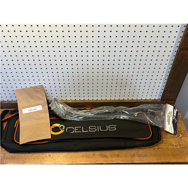 Celsius Ice Rod Case & Compac Ice Telescopic Ice Skimmer