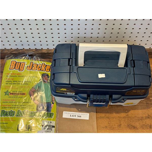 S Compac Bug Jacket & Plano Two Tiered Tackle Box