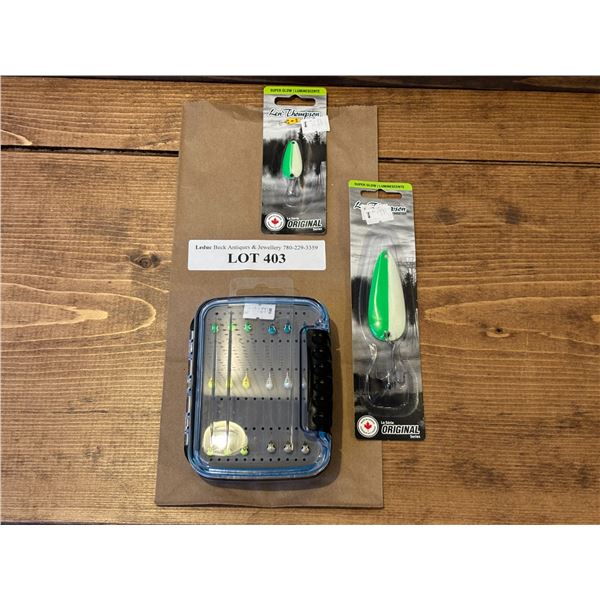 Tungsten 18 Pack 5mm Angler Kit & Len Thompson Super Glow Tackle