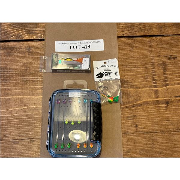 Tungsten 18 Pack 5mm Angler Kit , EuroTackle Z-Viber Tackle 1 Inch & Tungsten Jig 3/8 oz