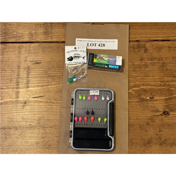 Tungsten 16 Pack 6mm Angler Kit & EuroTackle Z-Viber Micro .6 Inch & Tungsten Jig 1/4 Inch