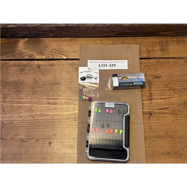 Tungsten 16 Pack 6mm Angler Kit & EuroTackle Z-Viber Micro .6 Inch & Tungsten Jig 1/4 Inch