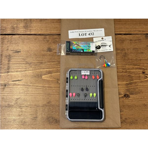 Tungsten 16 Pack 6mm Angler Kit & EuroTackle Z-Viber Micro .6 Inch & Tungsten Jig 1/4 Inch