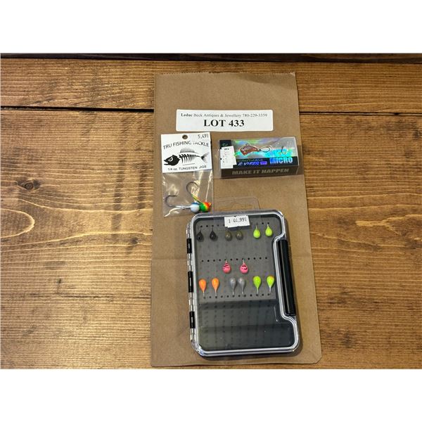 Tungsten 16 Pack 6mm Angler Kit & EuroTackle Z-Viber Micro .6 Inch & Tungsten Jig 1/4 Inch