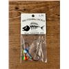 Image 5 : Streamside Predator Classic 28 Inch Ice Rod, Jiggy Jigs 3/8 Inch & 1/8 oz Tungsten Jigs