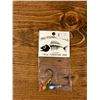 Image 2 : Streamside Predator Classic 26 Inch Ice Rod, Jiggy Jigs 3/8 Inch & 1/8 oz Tungsten Jigs