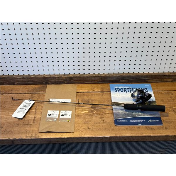 Emery Flash Ice Combo 28 Inch Medium Action Spinning Rod &  5mm Tungsten Jigs