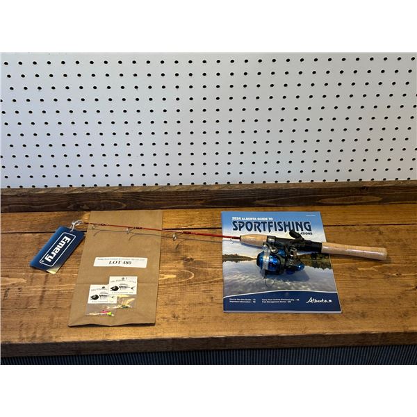 Emery Rhumba Combo Med Action 24 Inch Red E Glass & 4mm Tungsten Jigs