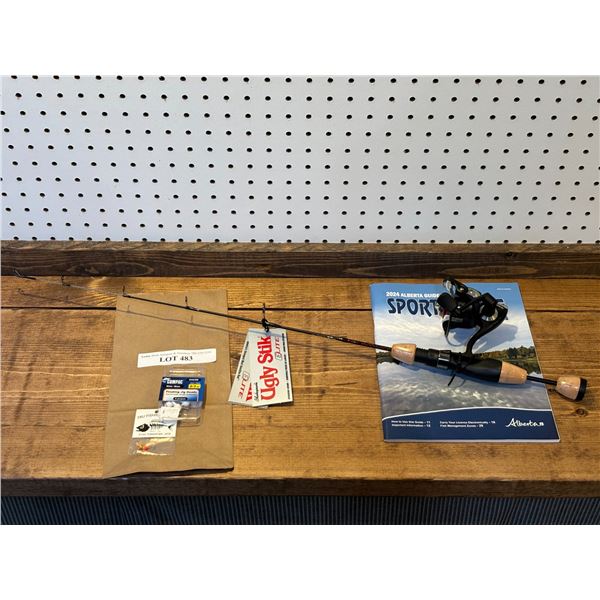 Ugly Stik Elite Spinning Combo & 4mm Tungsten & Compac Floating Jig Head 2/3 oz