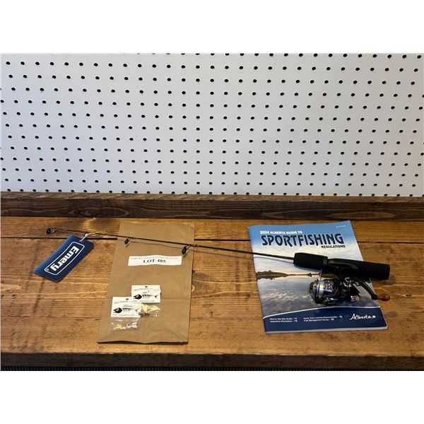 Emery Flash Ice Combo 26 Inch Light Action Spinning Rod & 6mm Tungsten Jigs