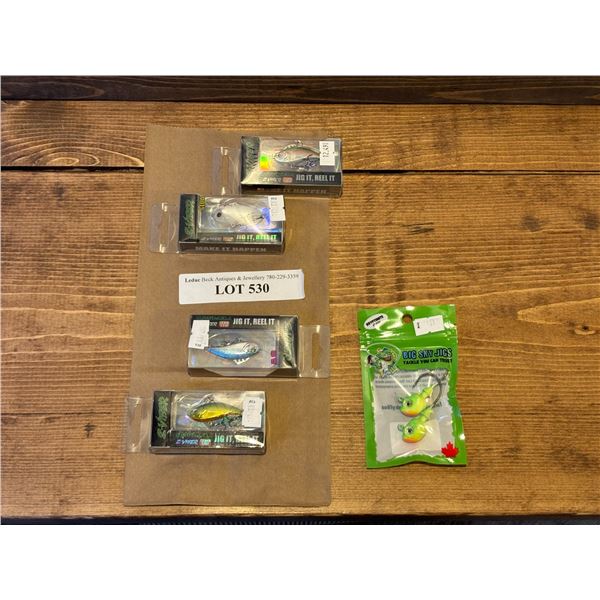 Big Sky Jigs & EuroTackle  Z-Viber Glow 1.6 Inch, Pair Z-Viber 1.6 Inch & Z-Viber UV 1.6 Inch