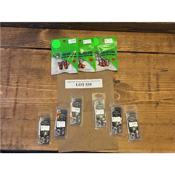 Tungsten Extra Strong Hooks & Big Sky Jigs
