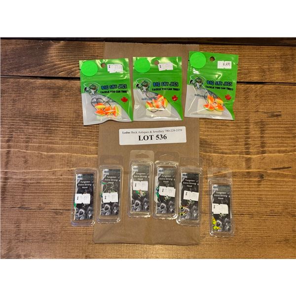 Tungsten Extra Strong Hooks & Big Sky Jigs