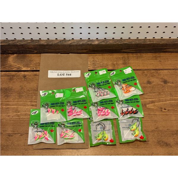 Big Sky Jigs Kaleidoscope 1/4 oz, Erin Stand Up 1/4 oz & Hecla Hammer Perch 1oz