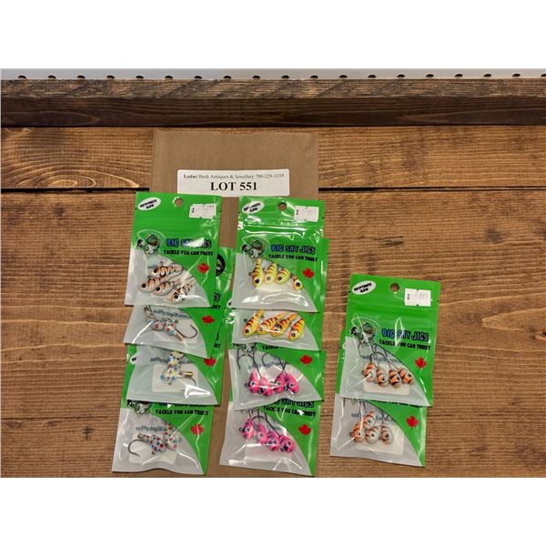 Big Sky Jigs Wonder Bread 1/4 oz, Deluxe Knockout 1/4 oz & Deluxe UM 1/4 oz