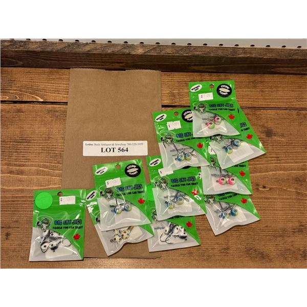 Big Sky Jigs Chopper 1/4 oz, Walleye Jigs 1/4 oz, Chopper 1/4 oz & Wonder Bread 3/8oz