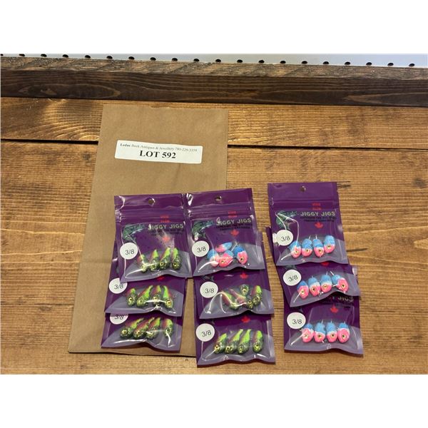 Jiggy Jigs Vivid Glow Jigs 3/8oz
