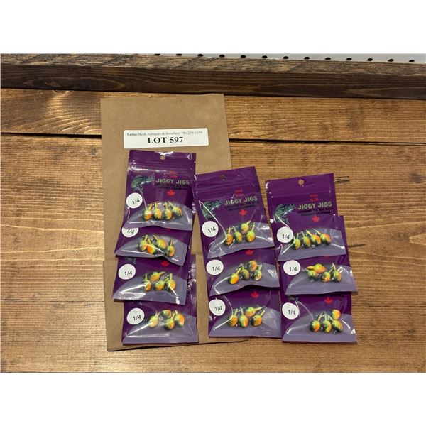 Jiggy Jigs Vivid Glow Jigs 1/4oz