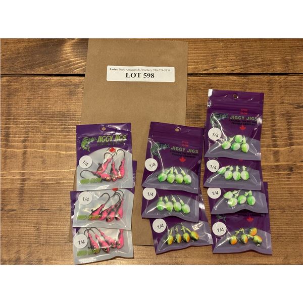 Jiggy Jigs Vivid Glow Jigs 1/4oz