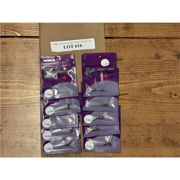 Jiggy Jigs Vivid Glow Jigs 5mm