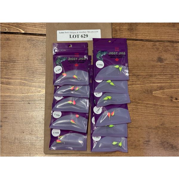 Jiggy Jigs Vivid Glow Jigs 6mm