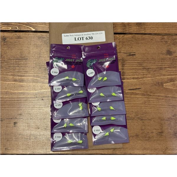 Jiggy Jigs Vivid Glow Jigs 6mm