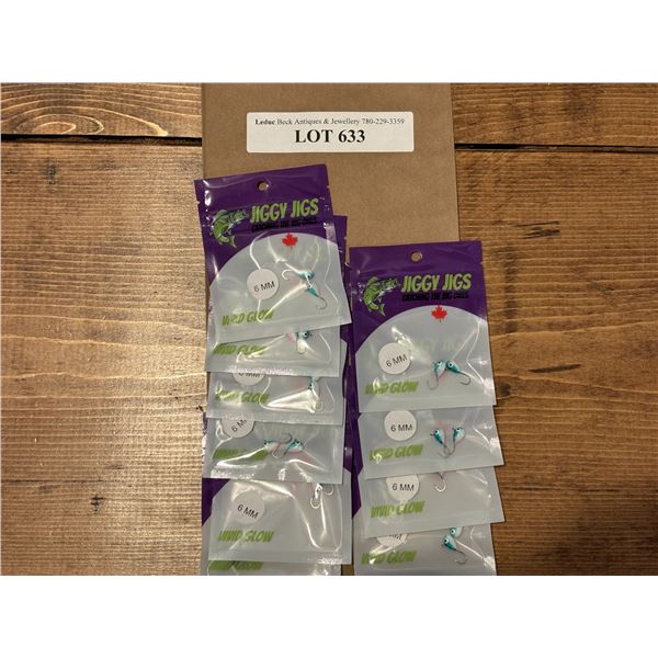 Jiggy Jigs Vivid Glow Jigs 6mm