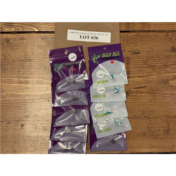 Jiggy Jigs Vivid Glow Jigs 5mm & 6mm