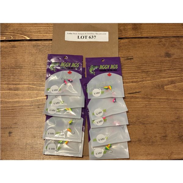 Jiggy Jigs Vivid Glow Jigs 6mm