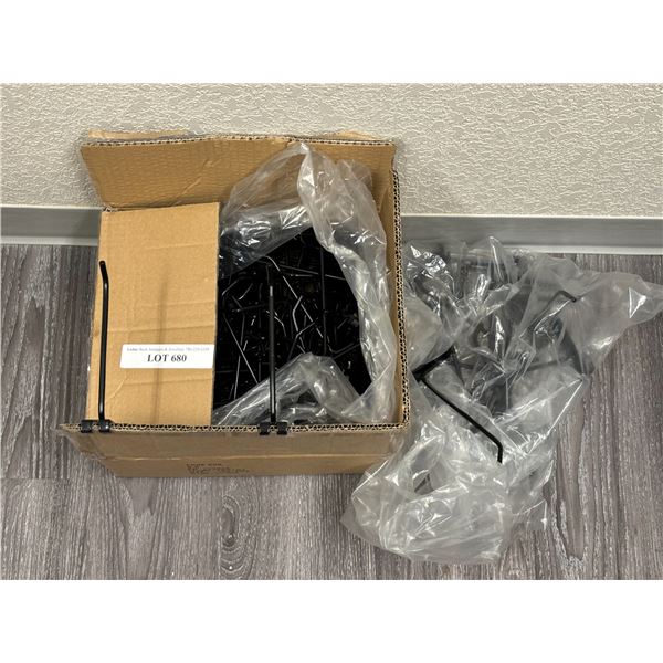 Box of Black Slat Wall Hooks