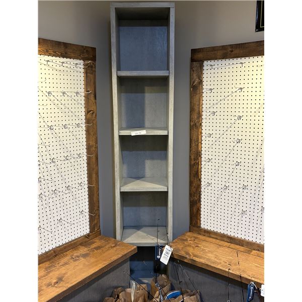 Pair of Grey Shelving Units