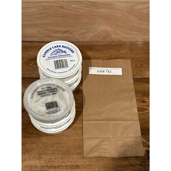 Candle Lake Shiners Frozen Minnows & Northern Lights Bait Co Minnows
