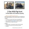 Image 1 : Two-day California Hog Hunt