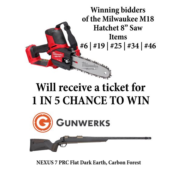 Milwaukee M18 Hatchet 8" Chainsaw-Key Item 4 of 5