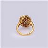Image 5 : Heavy 18k Yellow Gold Ruby & Diamond Art Deco Style Ring