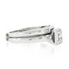 Image 4 : Vintage 14K Gold 0.50 ctw Emerald Cut Diamond Engagement Ring Matching Band Set