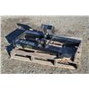 Image 4 : Kubota mounting plate with universal skidsteer QT for hydraulic post hole auger, (PLATE ONLY)