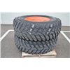 Image 1 : Nokian 2- 480/80R-30 70%, on 8 bolt rim, 6" pilot, 8" bolt circle