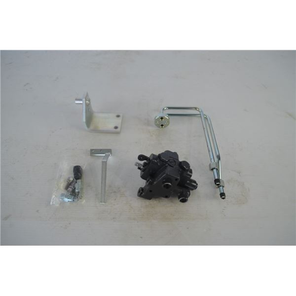 Kubota single spool aux. hydraulic control valve kit. Fits F-series front mowers