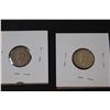 Image 4 : (2) Canadian Ten Cent Coins - 1943 & 1945