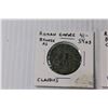 Image 2 : (2) Roman Empire Coins - Bronze Coins - Claudius & Victory and Cross