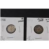 Image 2 : (3) Canadian Five Cent Coins - 1906 & 1910 & 1918