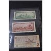 Image 5 : (3) Canadian Bills: 1967 One Dollar Bill, 1954 Two Dollar Bill, 1986 Two Dollar Bill