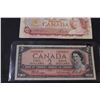 Image 3 : (2) Canadian Two Dollar Bills: 1954 & 1974