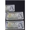 Image 3 : (5) Canadian One Dollar Bills - 1973