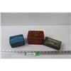 Image 1 : (3) Collector Tins: Matches. Tobacco, Tea