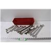 Image 1 : (14) Assorted Standard Wrenches & Mud Bucket