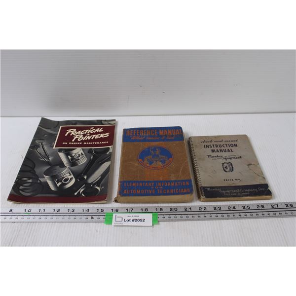 (3) Vintage Shop Manuals
