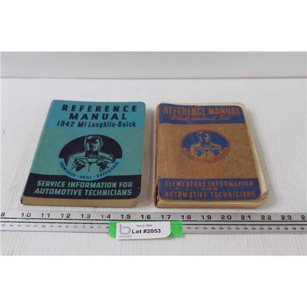 (2) Reference Manuals - 1942 Buick & Automotive Technicians