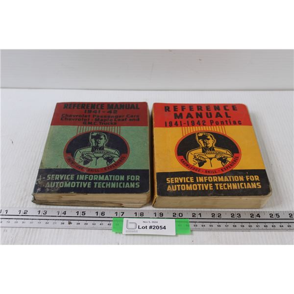 (2) Pontiac & Chevrolet 1942 Manuals
